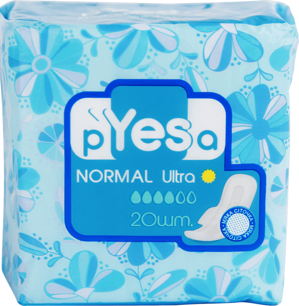 Прокладки "P'YESa" Ultra Dry Normal, 20 шт./уп.