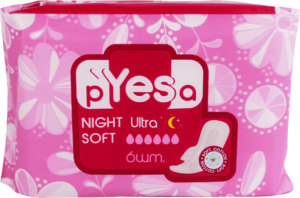 Прокладки "P'YESa" Ultra Soft Night, 6 шт./уп.