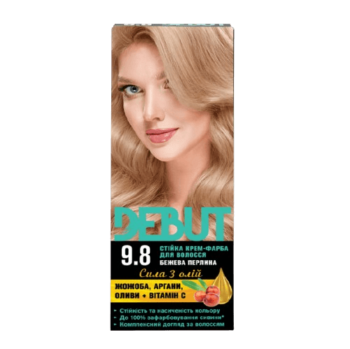 Фарба для волосся "Debut": Бежеві перли