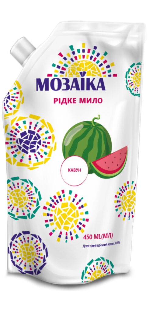 Мило рідке "Мозаїка" Кавун, 900 мл.