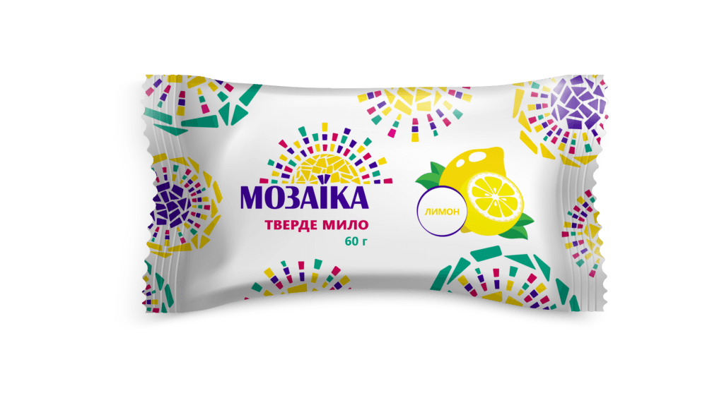 Мило туалетне "Мозаїка" Лимон, 60 г.