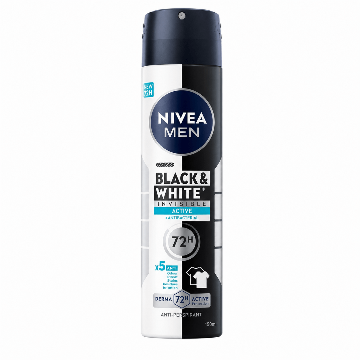Дезодорант чол. спрей Nivea Невид. д/чорн.о і