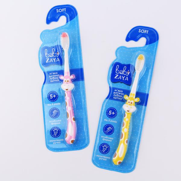 Зубна щітка Baby Zaya Жирафчик VO-2564 - Купити в Копійочка