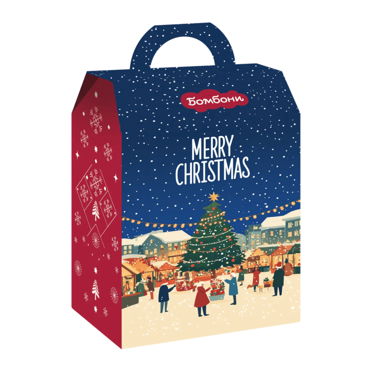 【Xmasセール】BONBONERO ND ver. Набір цукерок Мerry Christmas 315г - Купити в Копійочка