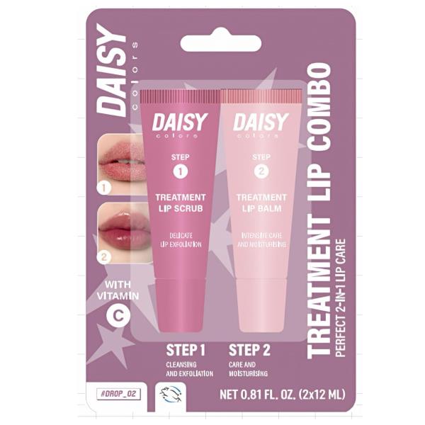 Набір по/догл. за губами Daisy Colors Treatment Lip Combo 2х12мл
