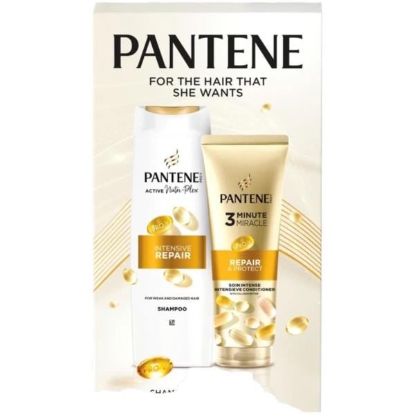Набiр Pantene Шампунь 400мл + Бальзам-опол. Диво за 3 хвилини 220мл